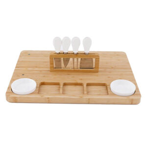 Cheese Board with Cheese Knives Serving Tray for Birthdays Wedding Parties
