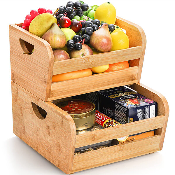 Bamboo Stackable Organizer