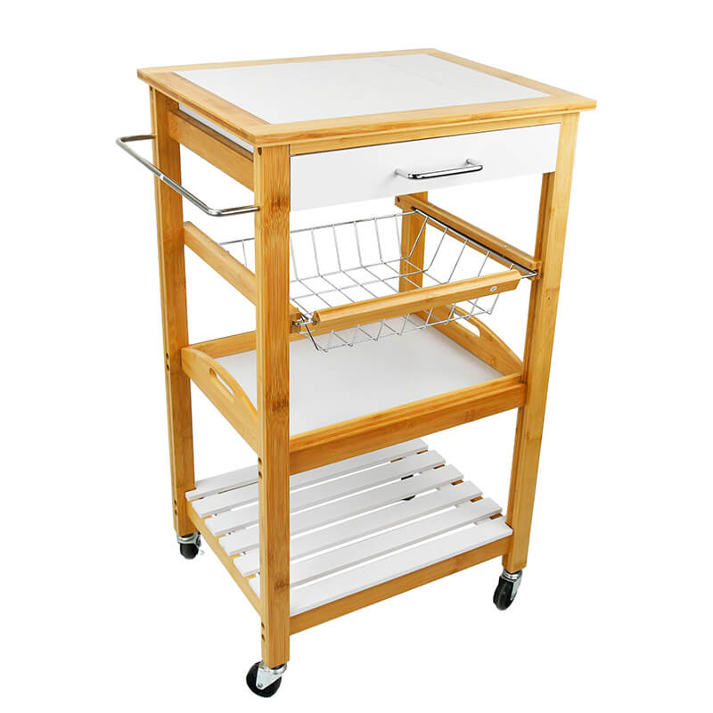 Kitchen Freestanding Bamboo Rack