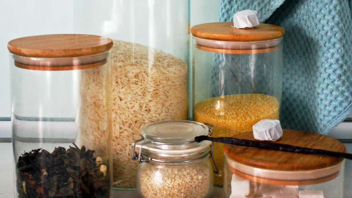Airtight Bamboo Canisters