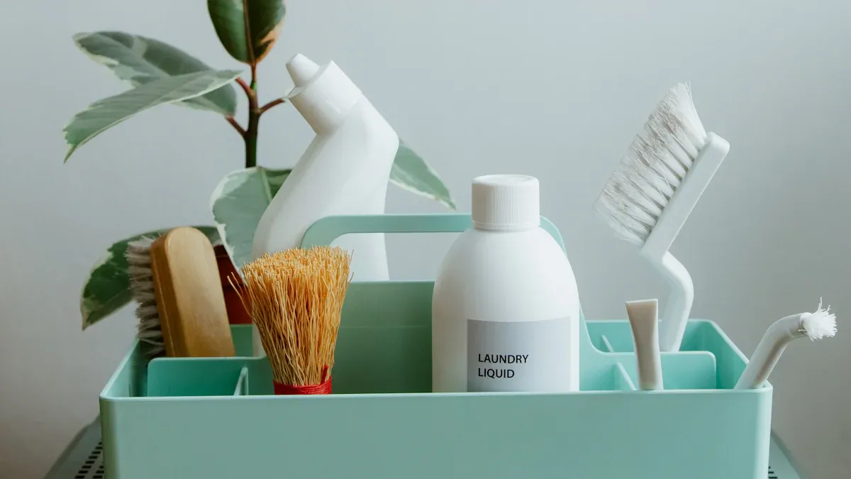 Cleaning Supplies for Your Bamboo Plant Stand