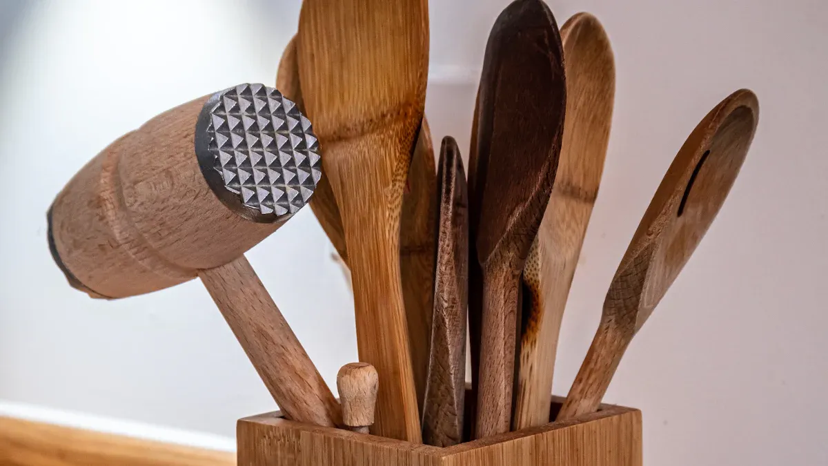 Bamboo Kitchen Utensil Organizer: The Eco-Friendly Choice