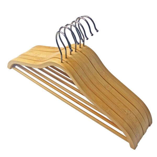 Eco-Friendly Bamboo Hanger Manufacturer – Non-Slip Clothes and Towel Hangers with Custom Logo and Packaging - Image 2