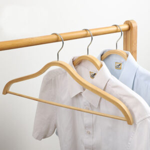 Eco-Friendly Bamboo Hanger Manufacturer – Non-Slip Clothes and Towel Hangers with Custom Logo and Packaging