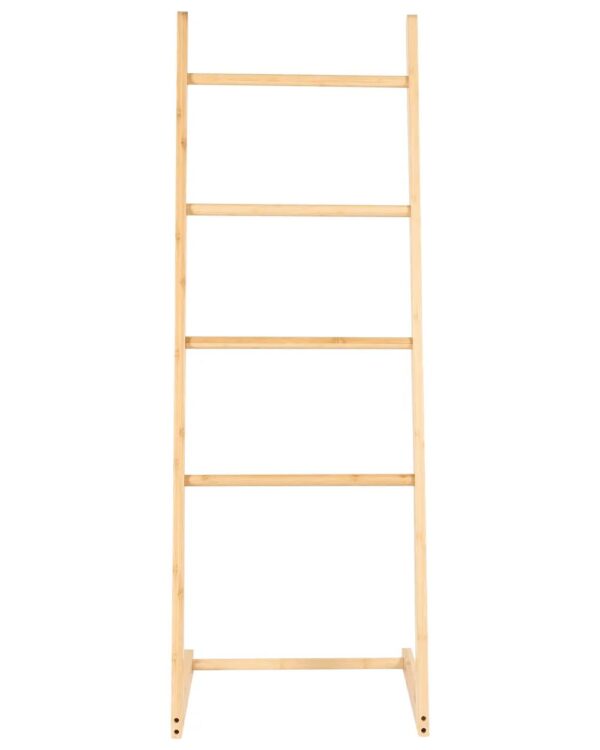 Eco-Friendly Freestanding Bamboo Towel Rack Wholesale 4 Tier Stable - Image 2