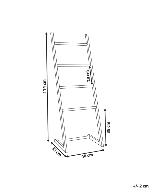 Eco-Friendly Freestanding Bamboo Towel Rack Wholesale 4 Tier Stable - Image 4