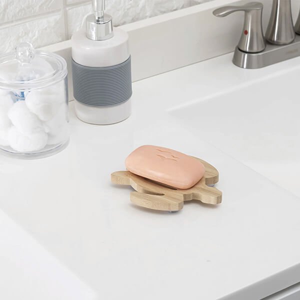 Eco Friendly Turtle Soap Dish – Reusable Cute Soap Holder for Bathroom Sink 2