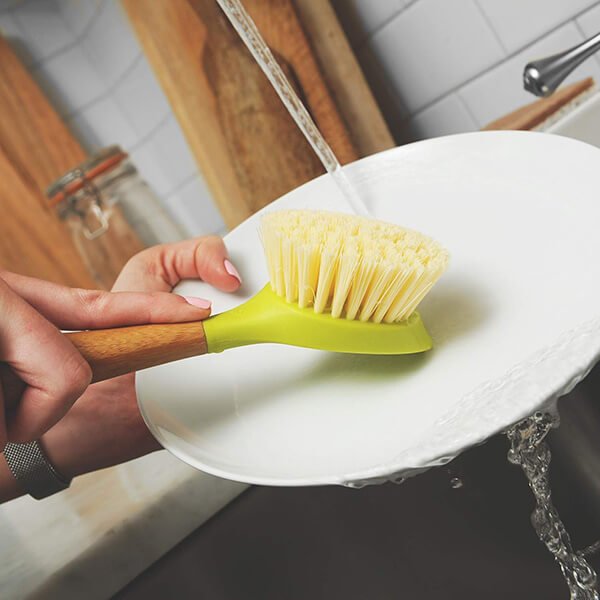 Full Circle Be Good Kitchen Dish Brush with Bamboo Handle Single Brush 3